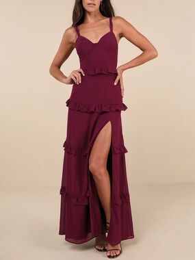 all about love blush pink maxi dress Lovely Rusty Rose Dress - Maxi Dress - Gown - Bridesmaid Dress